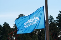 На полигоне поднят флаг ООО Газпром переработка