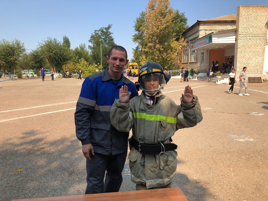 Каждый ученик смог почувствовать себя в роли пожарного