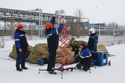 Проведение в готовность  аварийно- спасательного оборудования в ходе учений