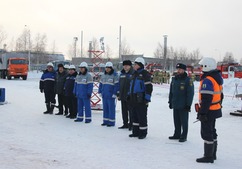 Представители ОАК ПАО «Газпром» и руководящий состав Сургутского ЗСК подводят итоги учения