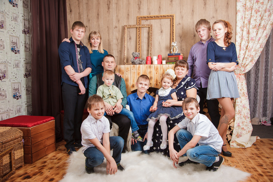 Семье Щукиных выпала высокая честь представлять Республику Коми в федеральном конкурсе «Семья года» в номинации «Многодетная семья»