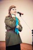Дарья Михайлова (производство №1) с песней "Синий платочек"