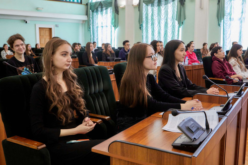 Студенты УГНТУ на встрече с представителями компании «Газпром переработка»