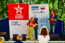 Награждение победителей и участников детского конкурса и конкурса палаточных городков