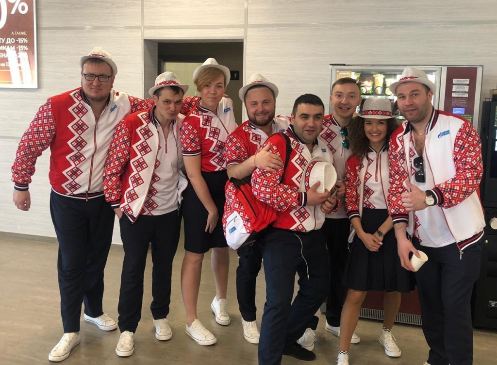 Команда "Разные люди" (ООО "Газпром трансгаз Ухта") перед вылетом в Сочи