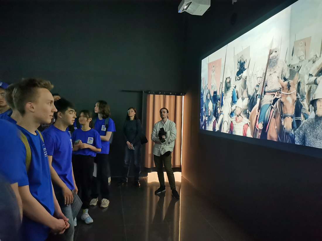 Школьники посмотрели интерактивную реконструкцию Куликовской битвы
