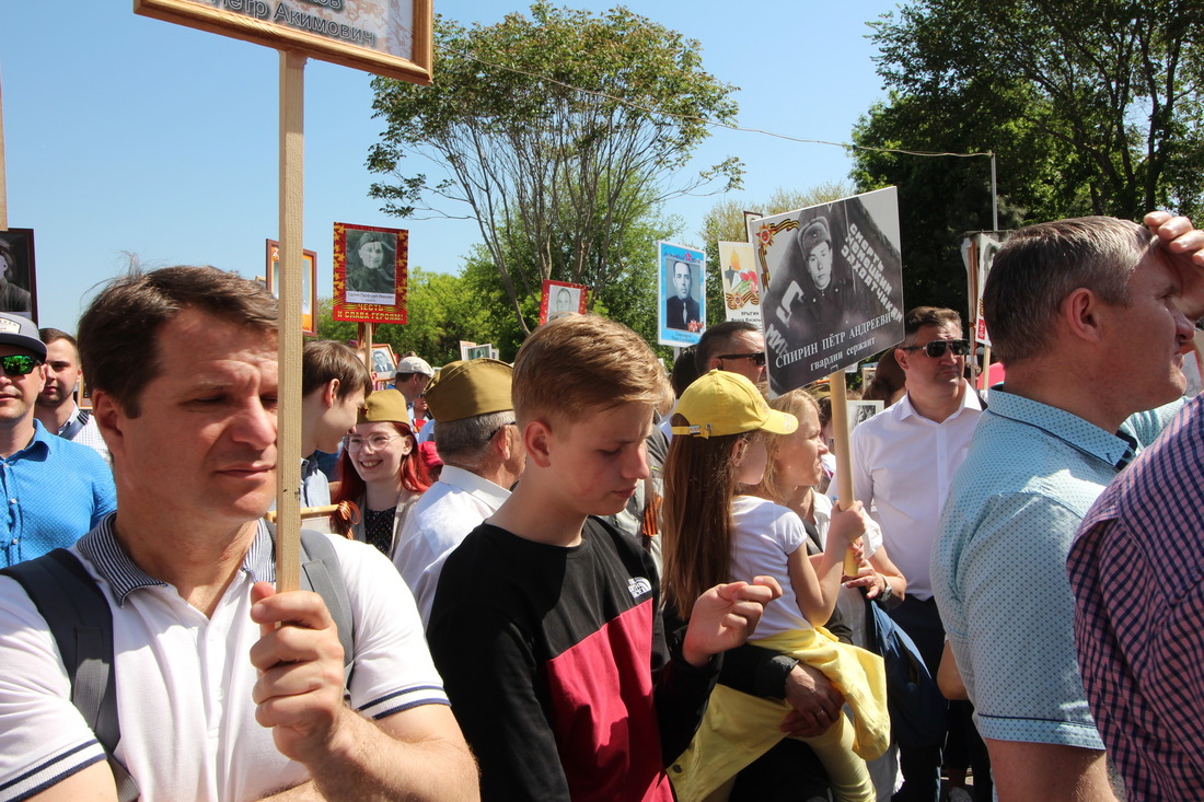 Акция "Бессмертный полк" в Астрахани