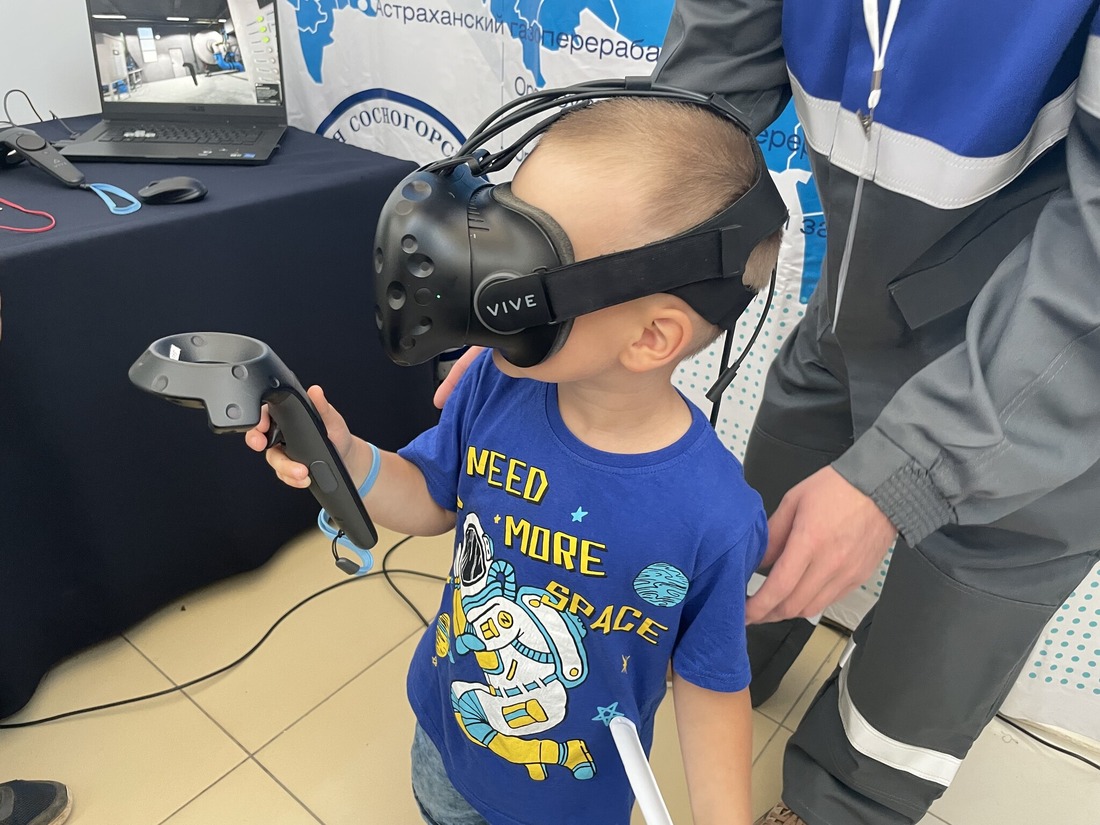VR-тренажер пользовался особой популярностью у детей