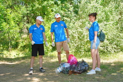 Представители СМУС приняли участие в акции "Чистый берег"