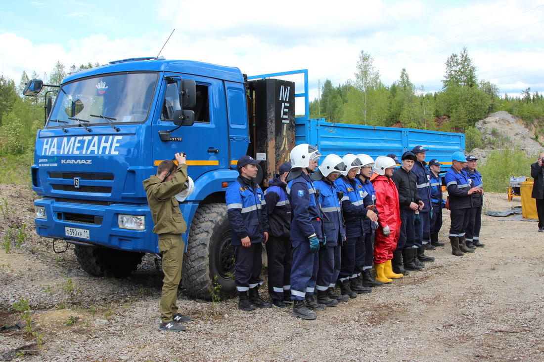 Экологичный автотранспорт на Сосногорском газоперерабатывающем заводе