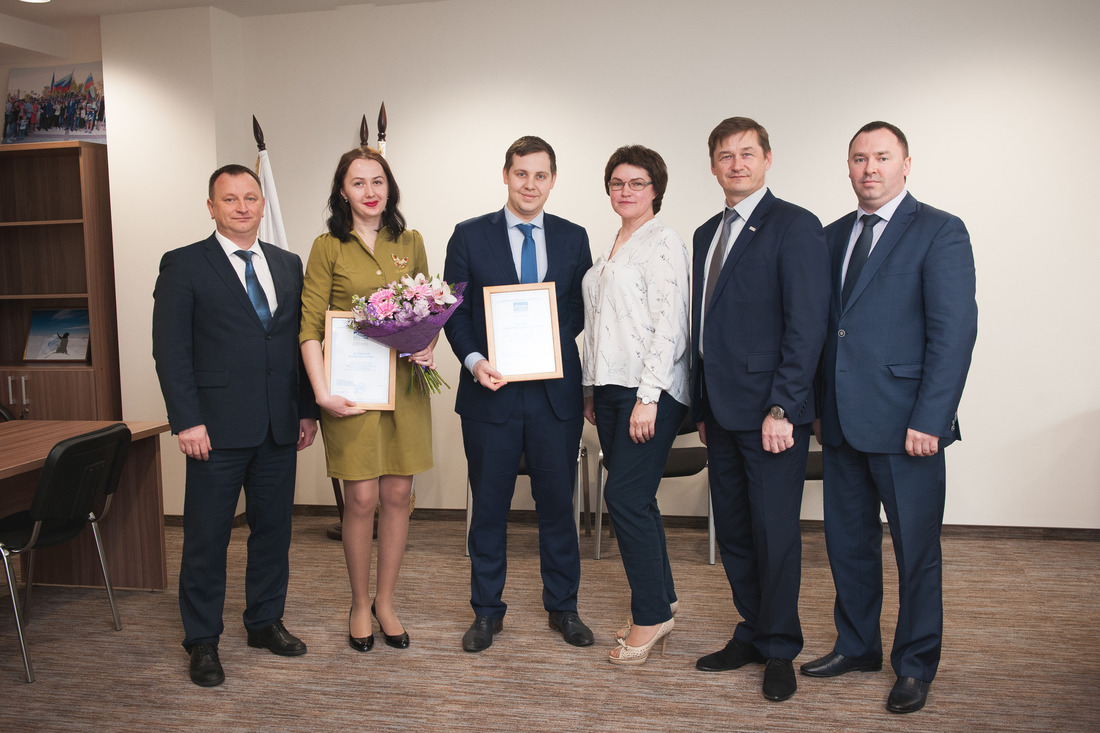 Награждение работников администрации ООО "Газпром переработка"
