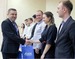 Рустем Минхайров, заместитель директора ЗПКТ, поздравляет участников и победителей конференции