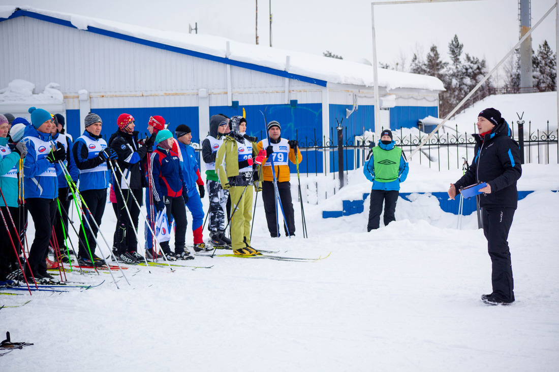 Спортсмены Сургутского ЗСК на старте