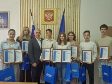 Учащиеся сетевого "Газпром-класса" (г. Астрахань)