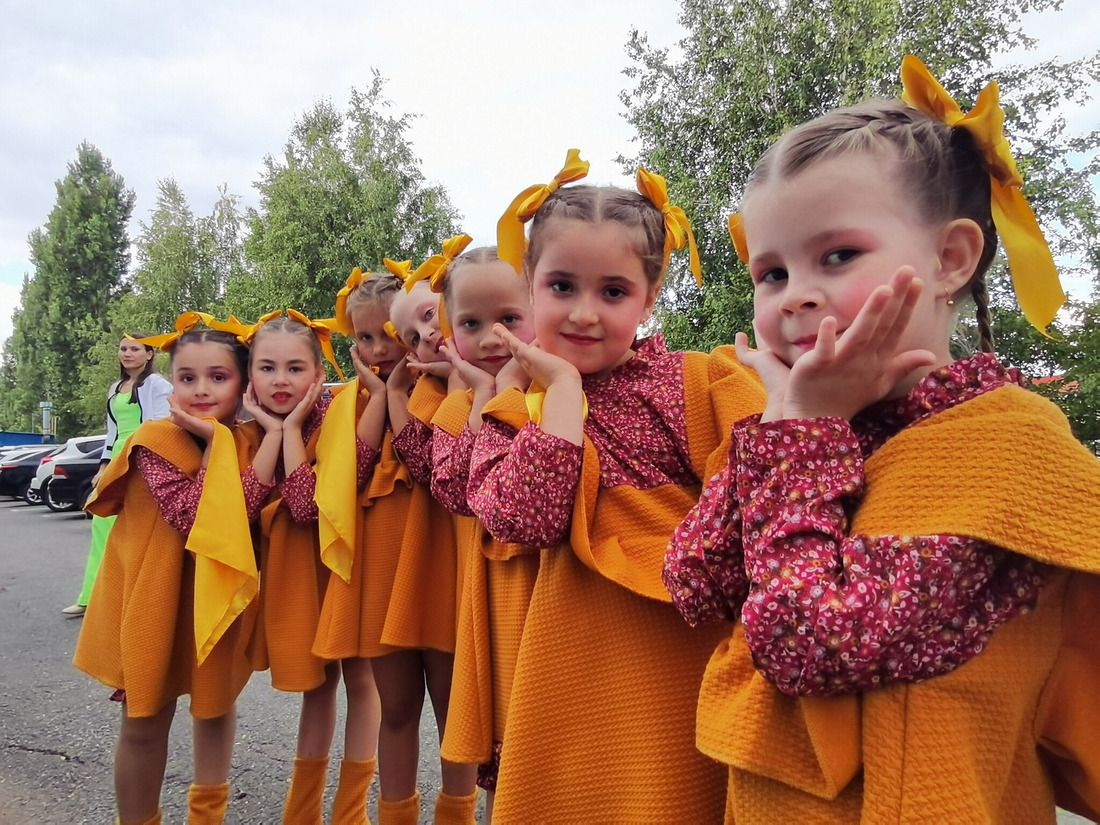 Юные дарования готовятся к выступлению