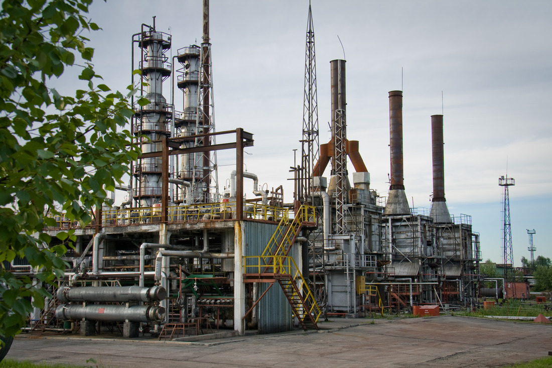 Реакторный блок бензиновой установки Сосногорского ГПЗ