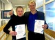 Победители соревнований по плаванию — Дмитрий Фатеев и Александр Савва
