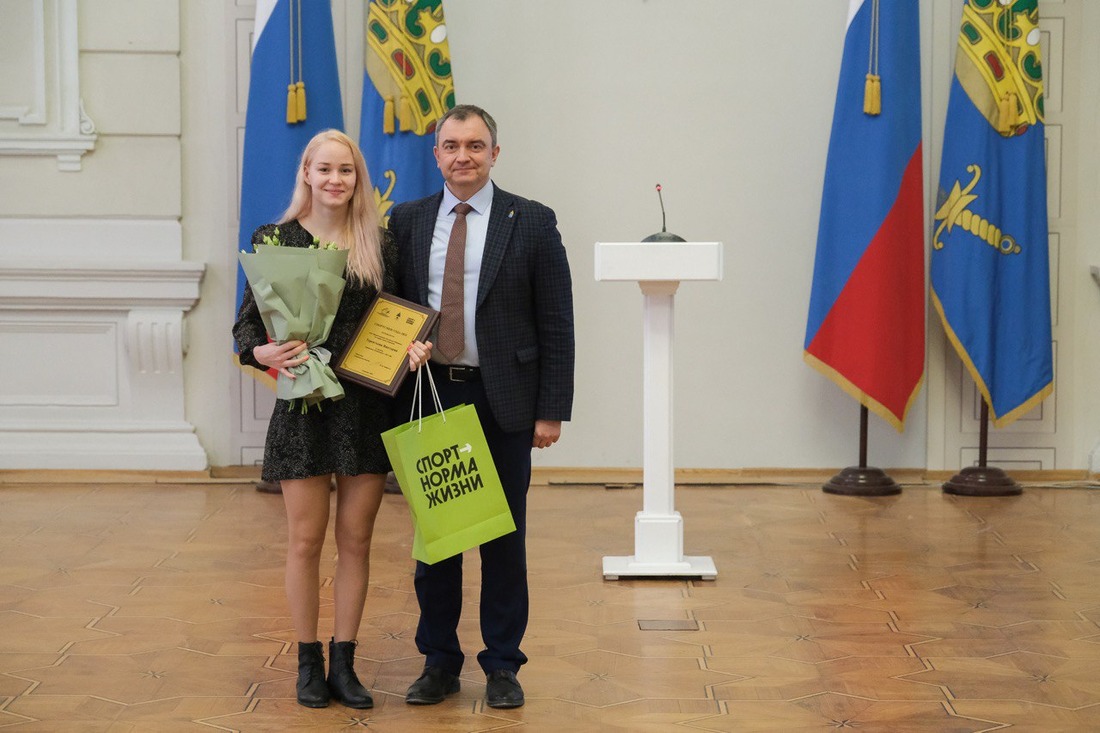 Церемония награждения "Спортсмен года — 2022" — Виктория Терентьева