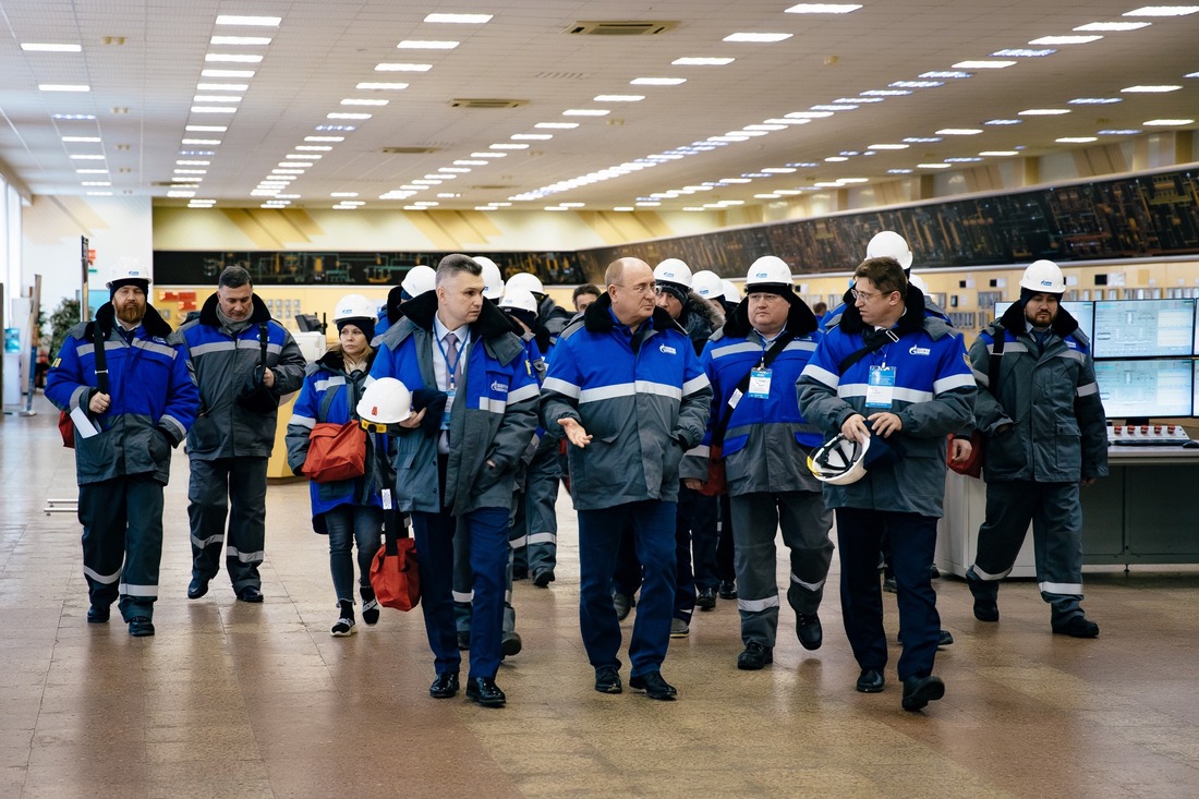 В операторной третьей очереди Оренбургского ГПЗ