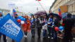 Работники ООО "Газпром переработка" на Первомайской демонстрации