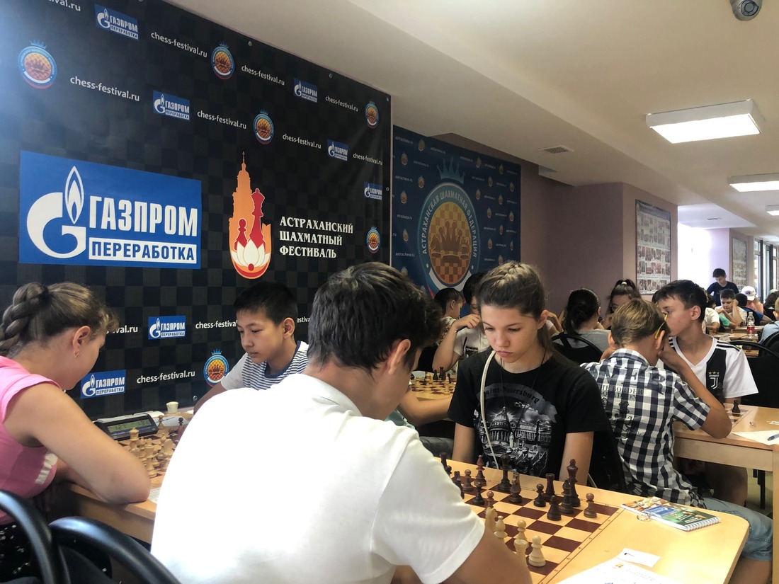 Этап кубка России по шахматам среди детей "Надежды Астрахани"