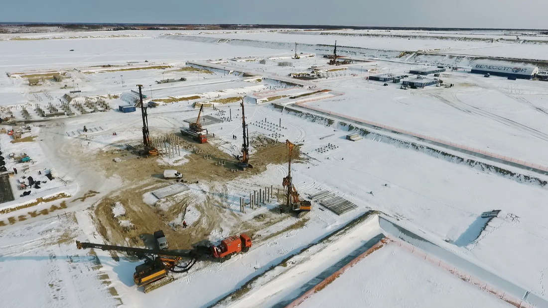 Строительство Амурского газоперерабатывающего завода