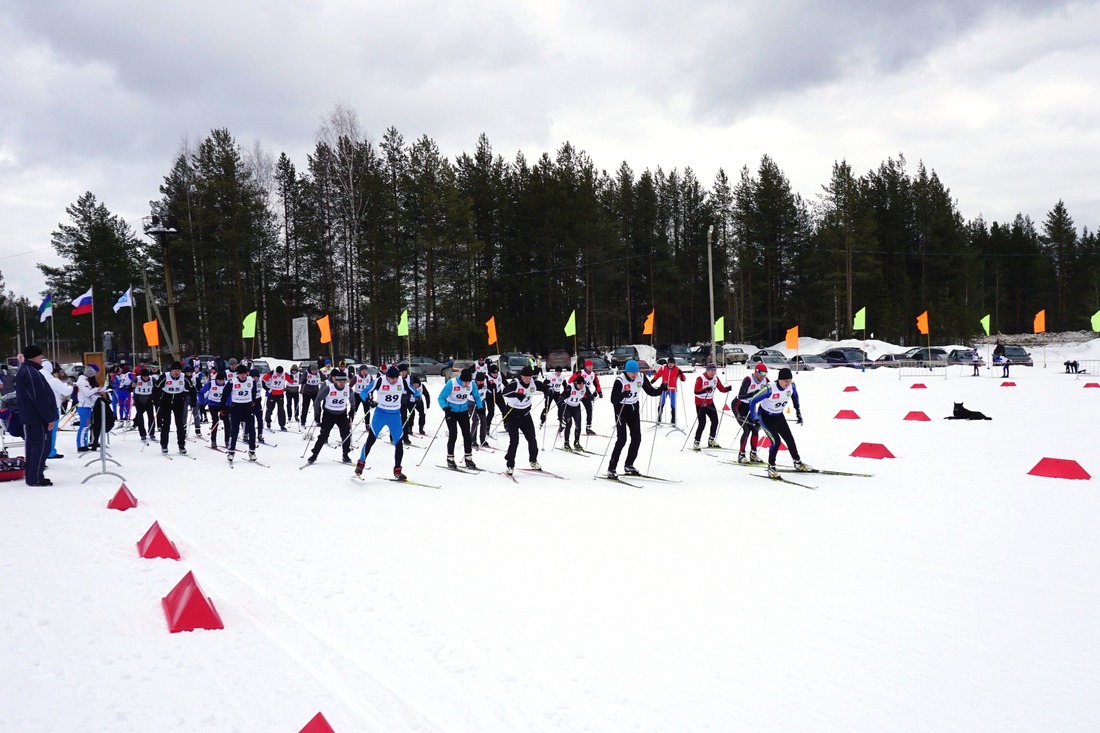 Более 130 лыжников приняло участие в соревнованиях на призы Сосногорского ГПЗ