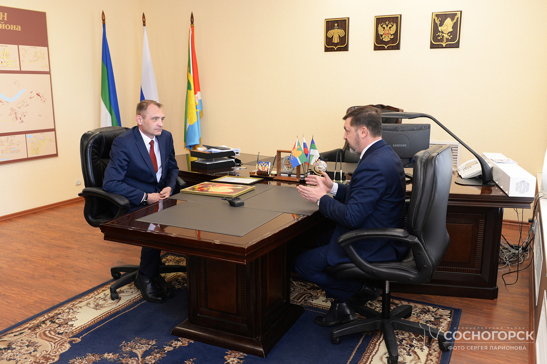 Встреча директора Сосногорского ГПЗ с главой муниципалитета
