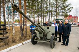 На выставке техники военных лет