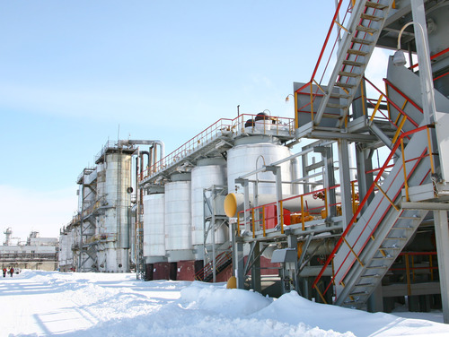 Установка адсорбционной очистки и осушки природного газа Оренбургского газоперерабатывающего завода