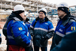 Оренбургский ГПЗ посетил заместитель Председателя Правления ПАО «Газпром» Виталий Маркелов