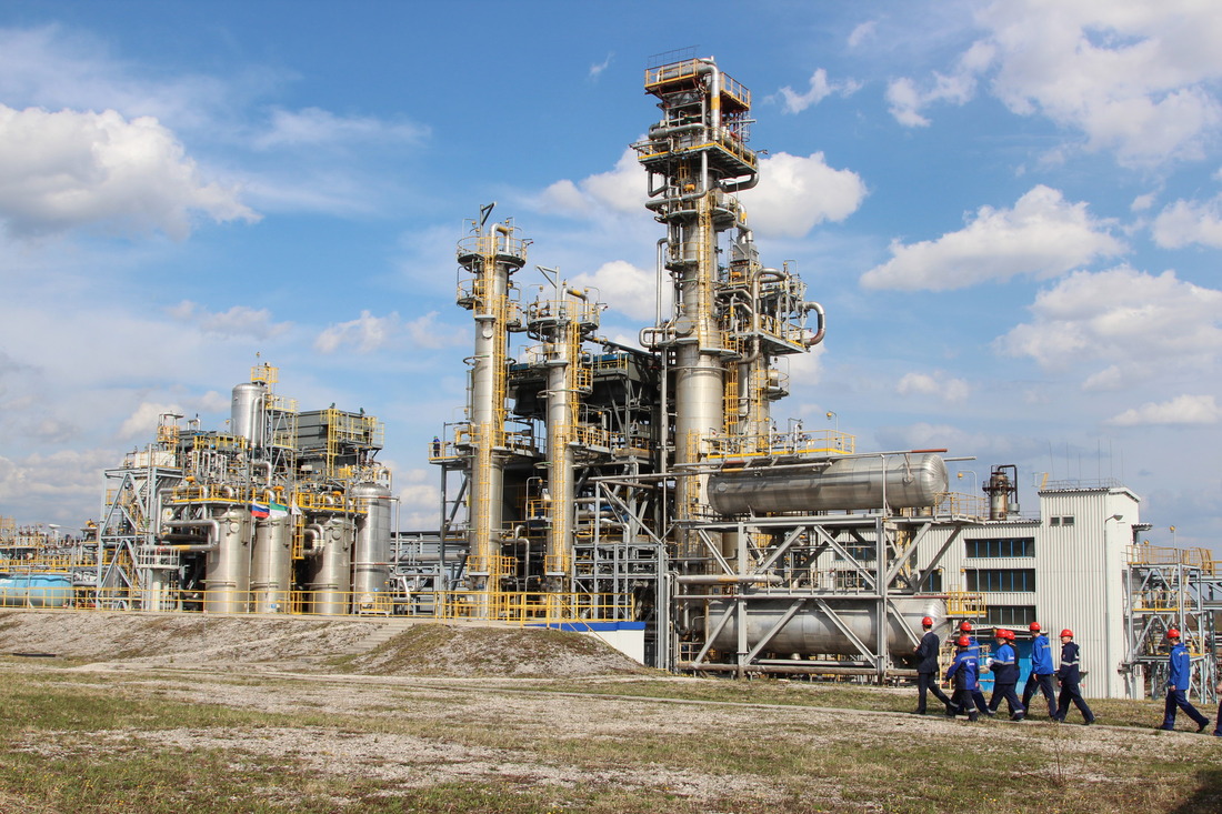 Сосногорский ГПЗ. Цех по переработке природного газа