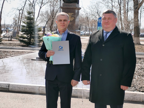 Благодарность ПАО "Газпром" объявлена Евгению Жеманову