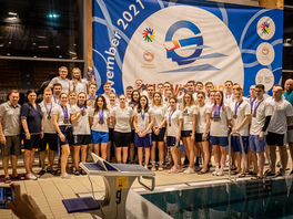 Российская сборная на Чемпионате Мира по плаванию в короткой воде (25 м)среди глухих