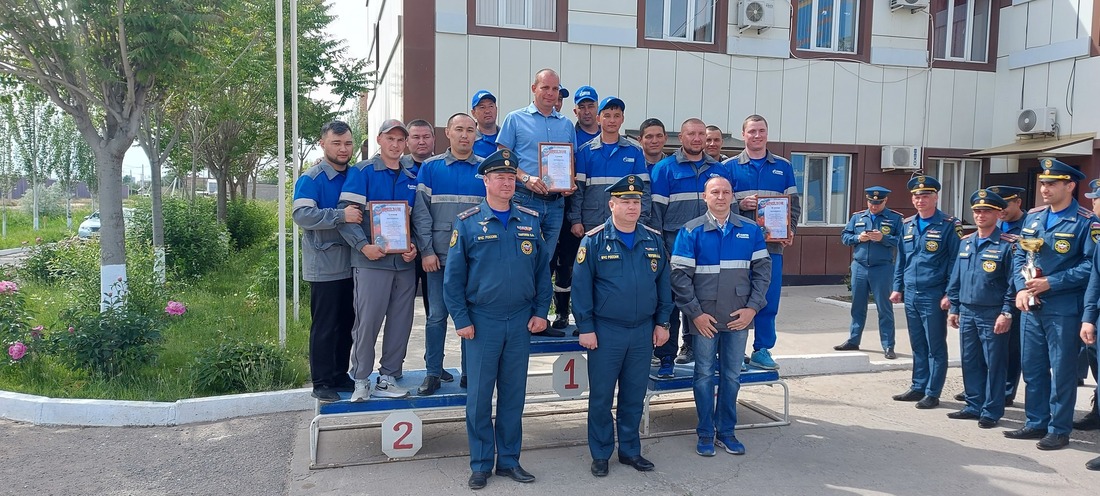 Пожарные Астраханского ГПЗ — призеры соревнований