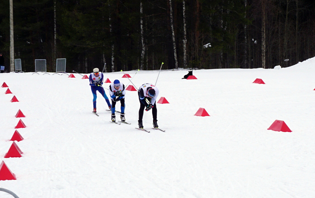 Участники открытых соревнований по лыжным гонкам памяти мастера спорта России Натальи Дубачинской