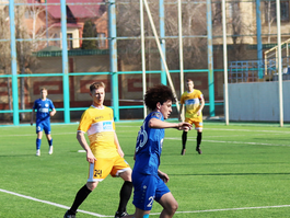 Матч зимнего Чемпионата Астраханской области по футболу 2023 года