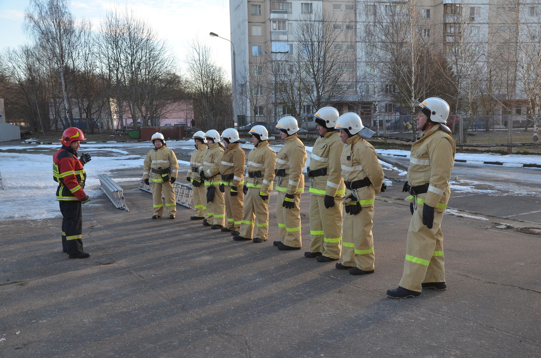 Перед началом противопожарной тренировки