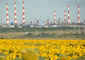 Вид на Оренбургский газоперерабатывающий завод