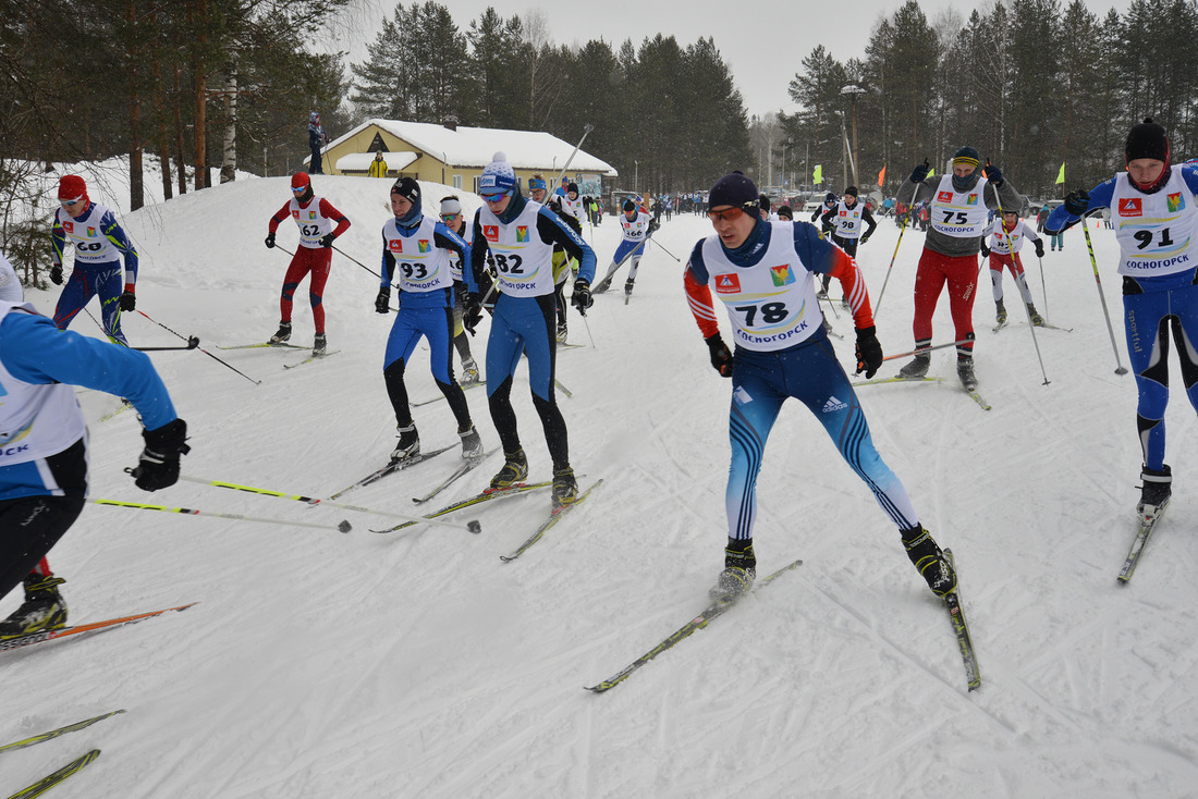 Открытые соревнования по лыжным гонкам на призы Сосногорского ГПЗ