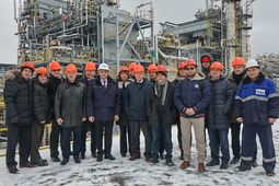 Делегаты первого международного симпозиума SPE по трудноизвлекаемым и нетрадиционным запасам посетили Сосногорский газоперерабатывающий завод