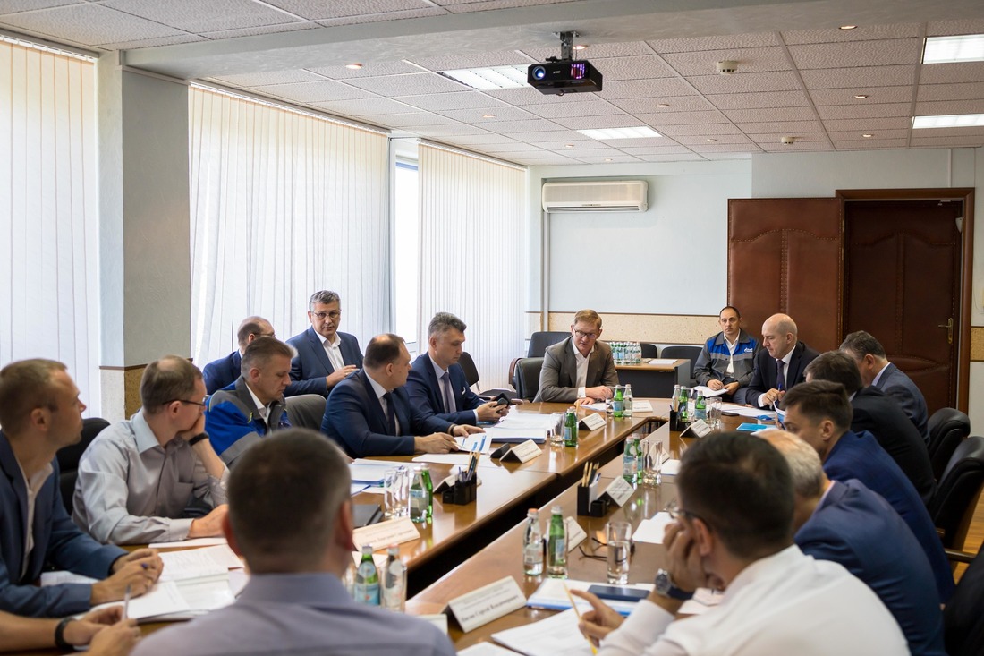 Рабочее совещание на Астраханском ГПЗ