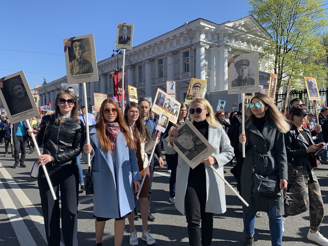 Представители Совета молодых ученых и специалистов на акции