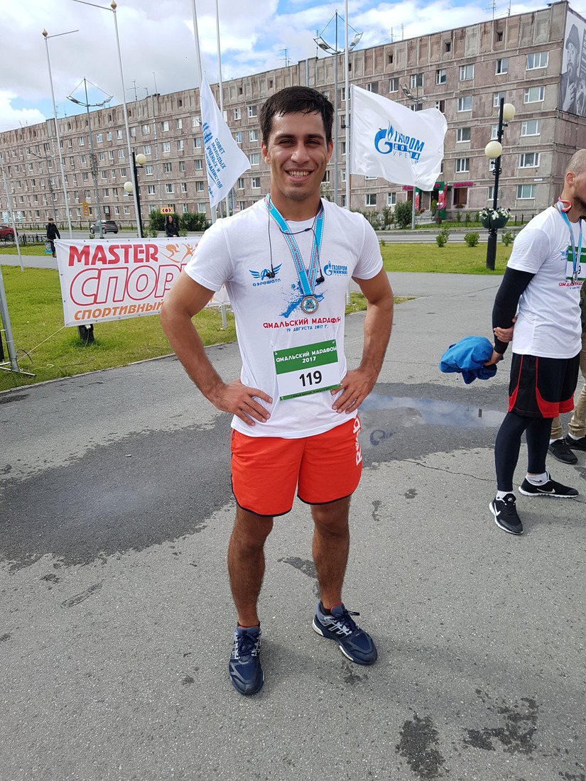 Руслан Исматов после финиша