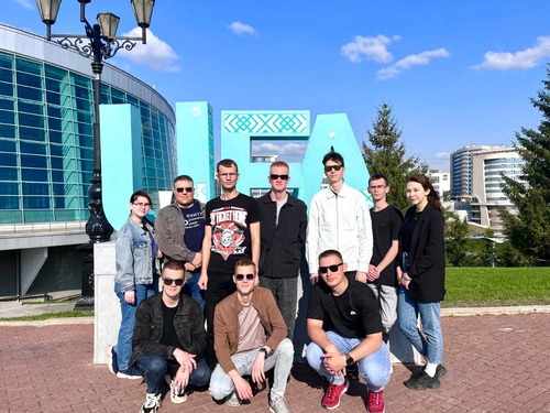Студенты Казанского национального исследовательского технологического университета в Уфе