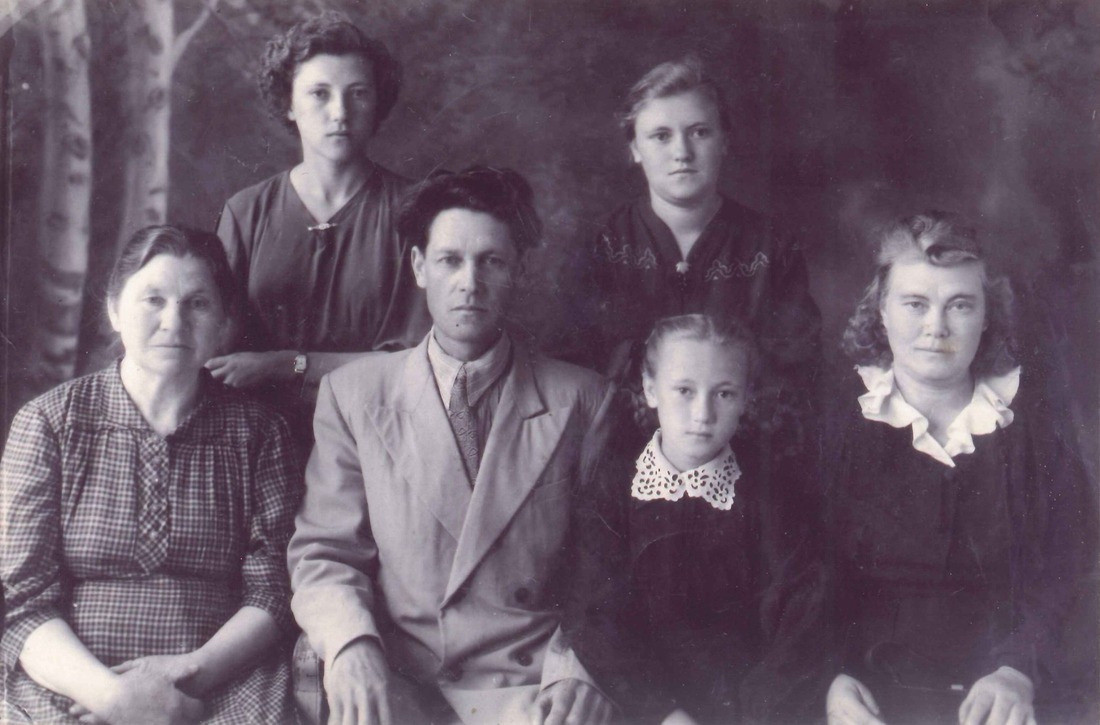 1950-е годы, Жиляков И.И. с семьей