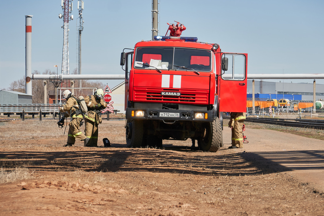 В противопожарной тренировке были задействованы 2 единицы техники