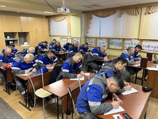 Учебный класс транспортного цеха Астраханского ГПЗ