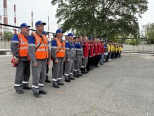 Участники Чемпионата по пожарно-спасательному спорту