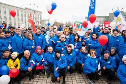 Участники праздничного мероприятия